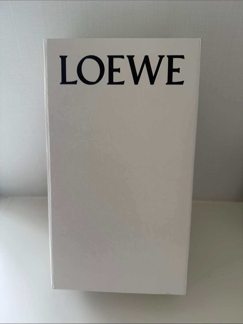 Loewe White Black Shoe Box Gift Box Id Card